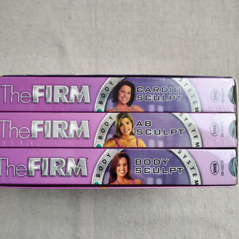 The Firm Body Sculpting System 3 Tape Set VHS Sealed Fitness Exercise
